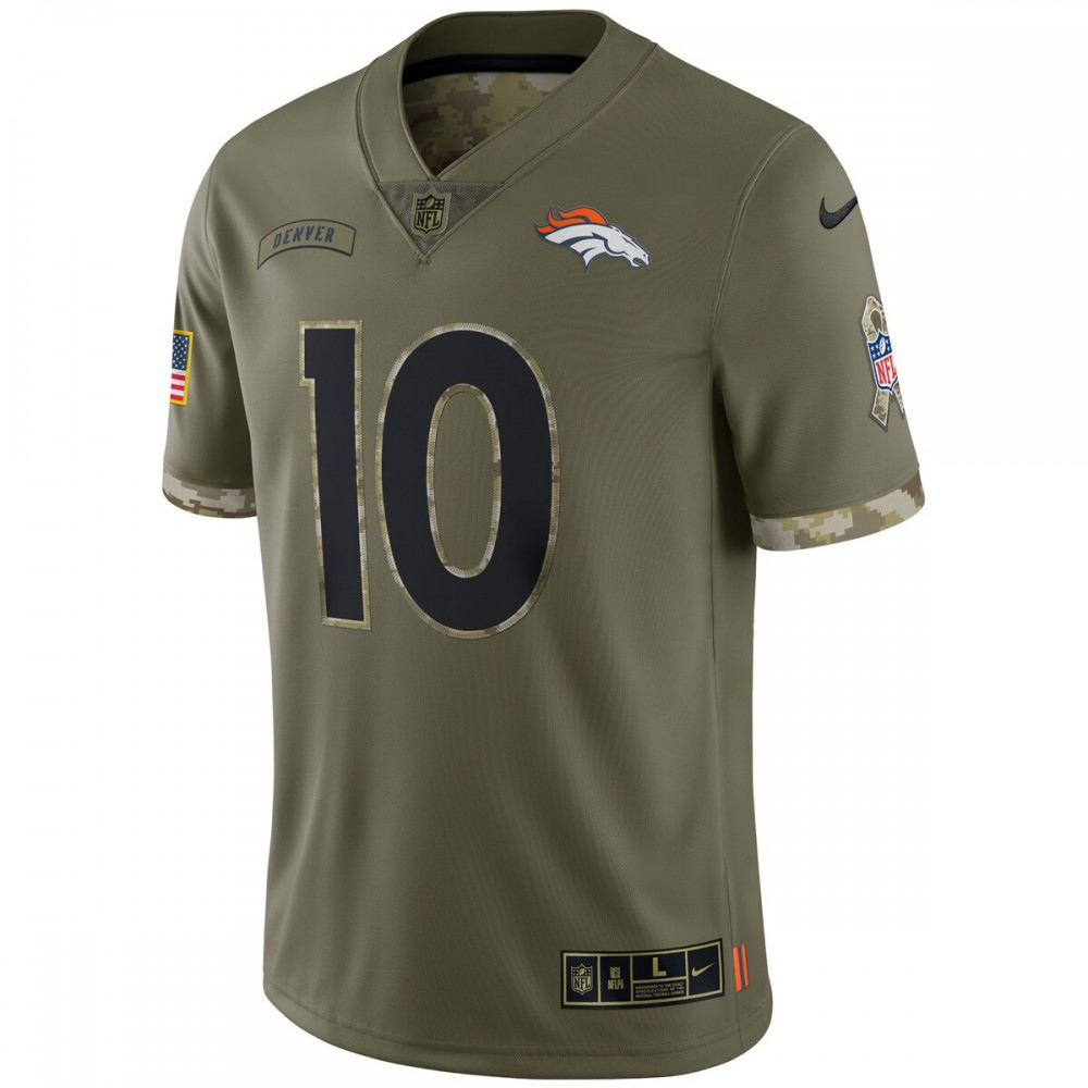 Jerry Jeudy Denver Broncos Nike 2022 Salute To Service Limited Jersey - Olive-Profan Arena